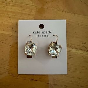 Kate spade diamond drop earrings